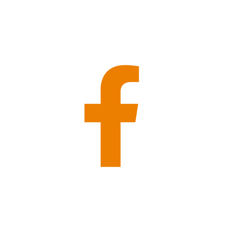 Orange Facebook icon