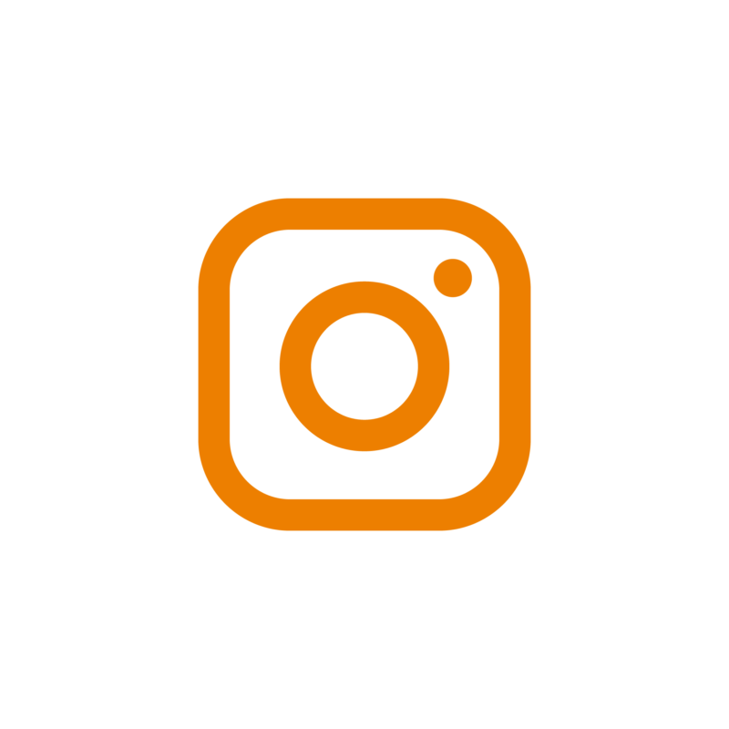 Orange Instagram icon