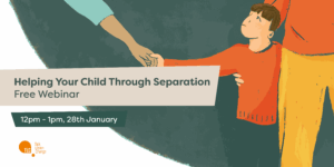 Eventbrite banner to the Helping Your Child Through Separation event